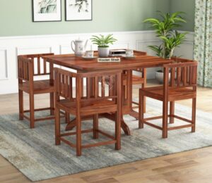 dining table design at wooden  street