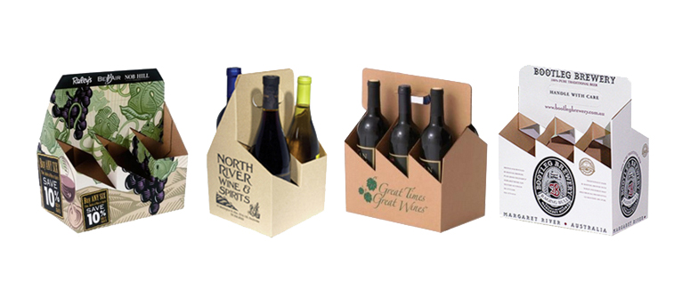 Custom Printed 4 Pack Bottle Carrier