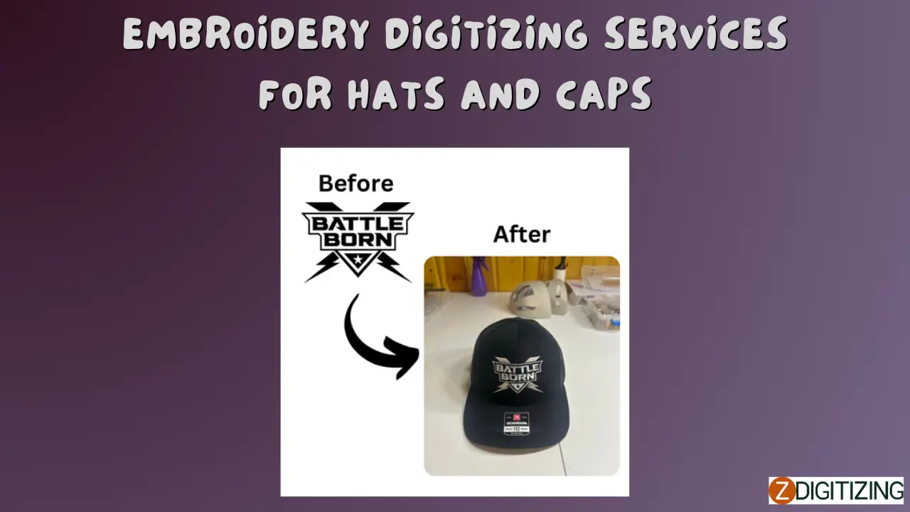 Embroidery Digitizing Services for Hats and Caps